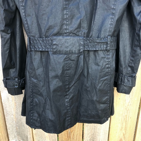 *AX | Short Trench Coat Wax Cotton Size S - Picture 7 of 8